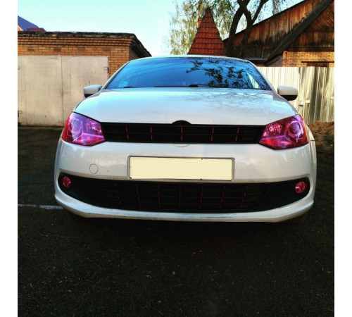 Тонировка для фар Розовая 30см х 100см