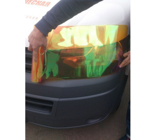 ПЛЕНКА ДЛЯ ФАР ХАМЕЛЕОН (ЖЕЛТЫЙ) 30см х 100см