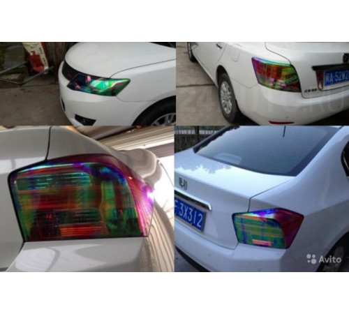 ПЛЕНКА ДЛЯ ФАР ХАМЕЛЕОН (ПРОЗРАЧНЫЙ) 30см х 100см