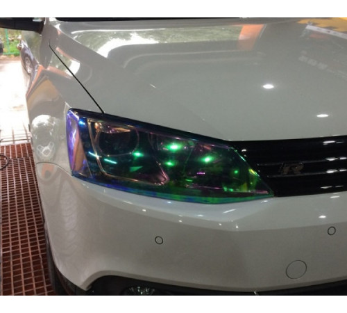 ПЛЕНКА ДЛЯ ФАР ХАМЕЛЕОН (ЗЕЛЕНЫЙ) 30см х 100см