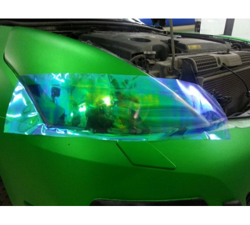 ПЛЕНКА ДЛЯ ФАР ХАМЕЛЕОН (ЗЕЛЕНЫЙ) 30см х 100см