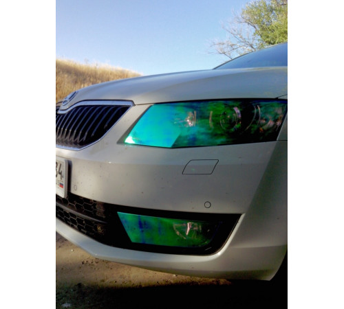 ПЛЕНКА ДЛЯ ФАР ХАМЕЛЕОН (ЗЕЛЕНЫЙ) 30см х 100см