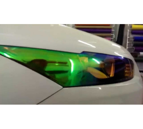 ПЛЕНКА ДЛЯ ФАР ХАМЕЛЕОН (ЗЕЛЕНЫЙ) 30см х 100см