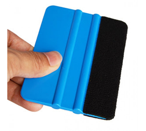 Ракель войлочный для оклейки синий