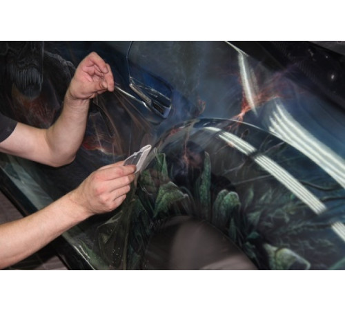 Ракель войлочный для оклейки синий