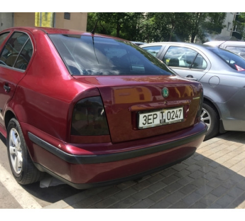 Тонировка для фар Темно-серая 30 см х 127 см Германия