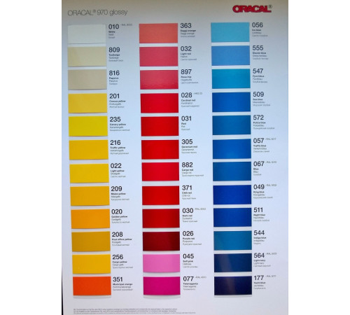 Пленка Oracal 970