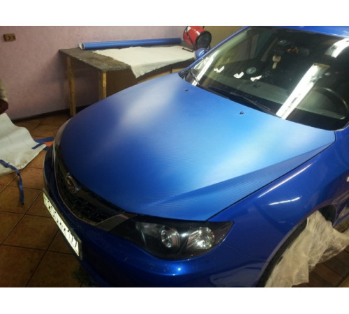 Пленка под карбон 3d синяя 1п.м. (100см х 152 см)