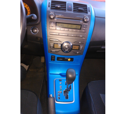 Пленка под карбон 3d синяя 1п.м. (100см х 152 см)