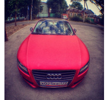 Матовый хром красный 1,52 м х 1м