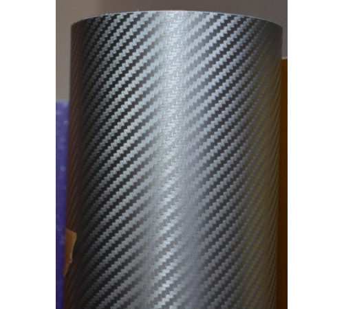 Пленка под карбон 3d Серая (графит) 1п.м. (100см х 152 см)